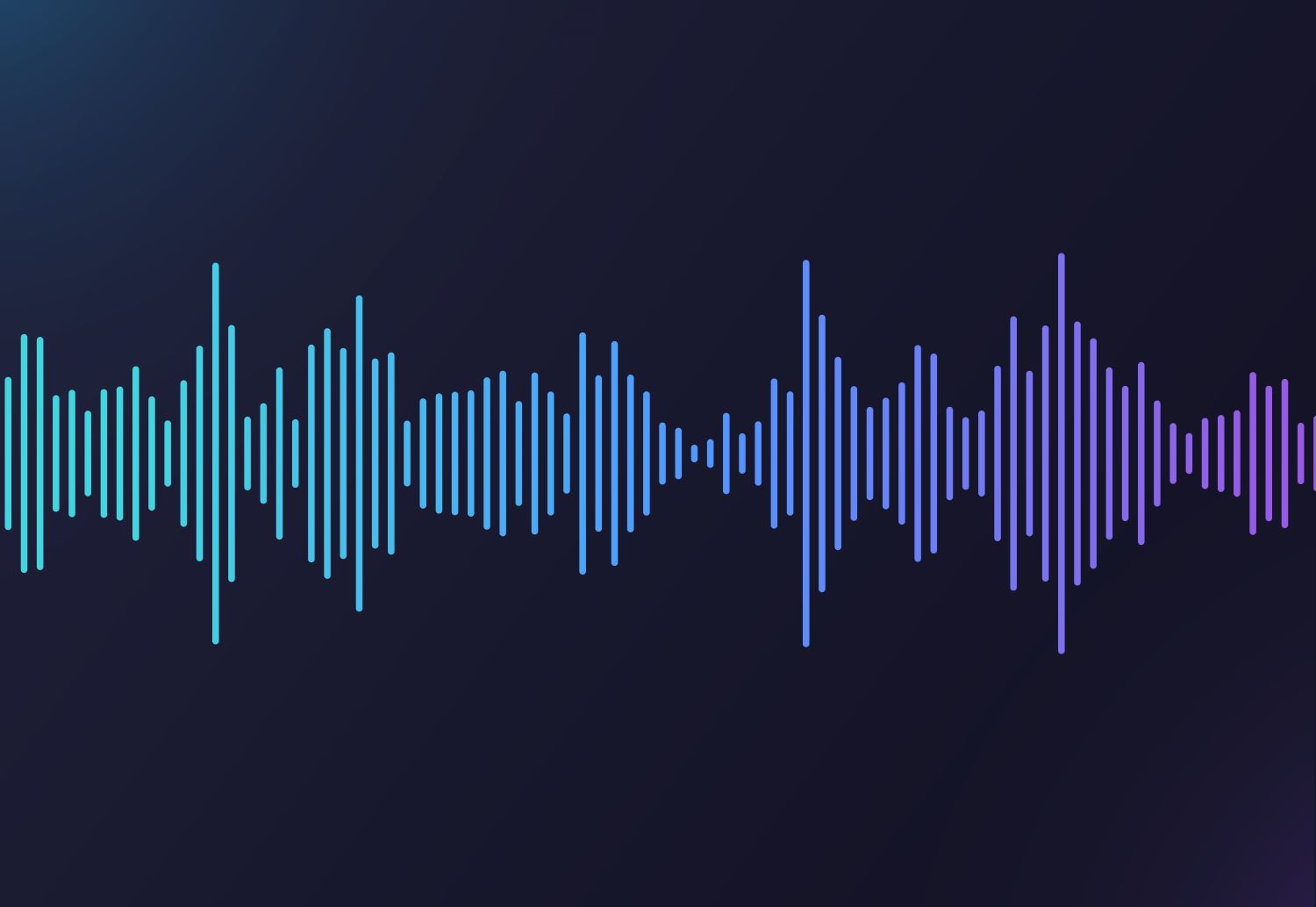 Audio Line Podcast Sound Wave Form Gradient